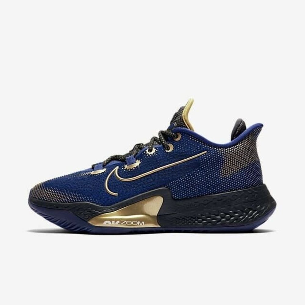 Size11- Nike Air Zoom BB NXT Blue Metallic Gold - Picture 2 of 12